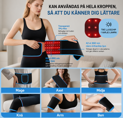 VeraLux – Rödljusbälte mot Löshud & Bristningar